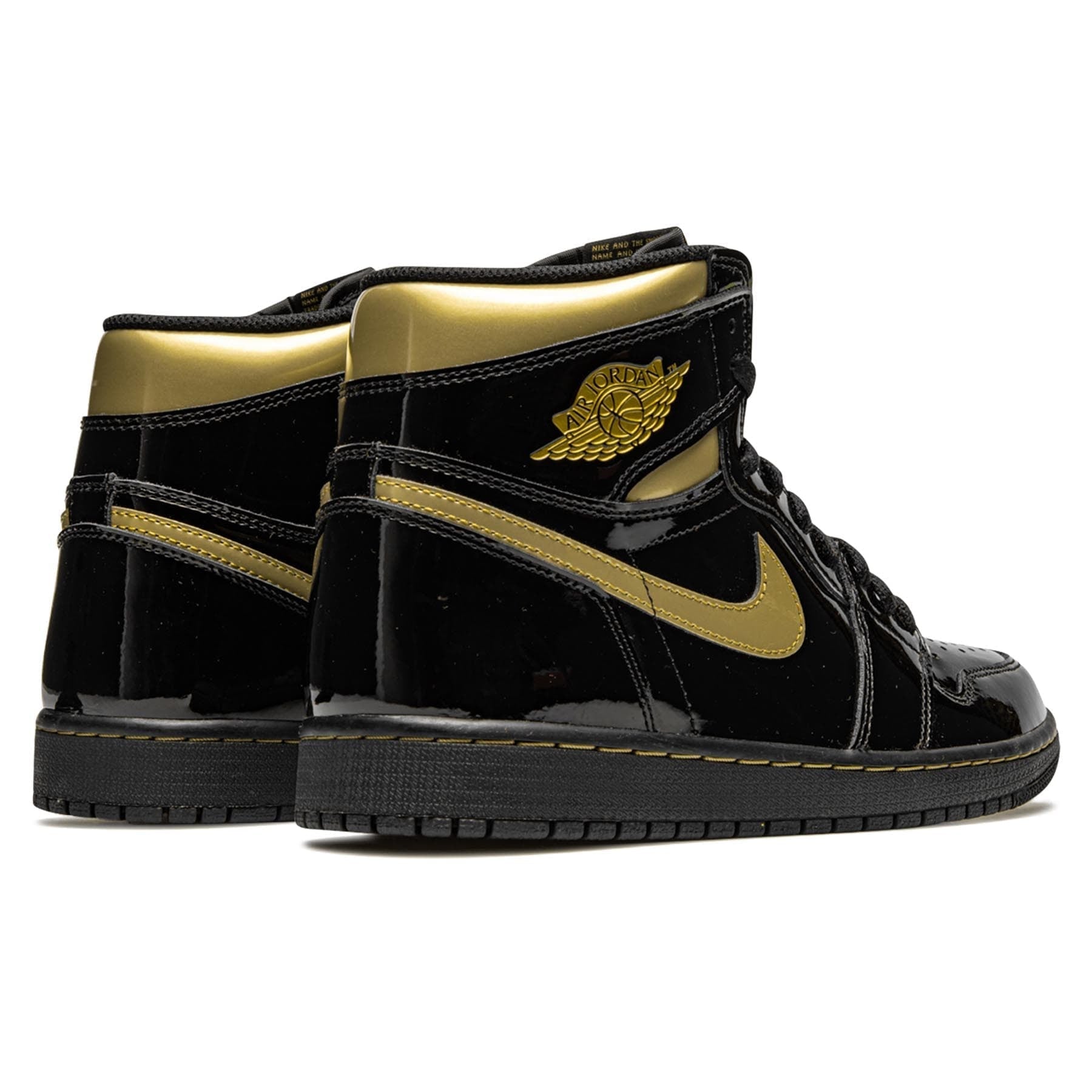 AIR JORDAN 1 RETRO HIGH OG 'BLACK METALLIC GOLD'