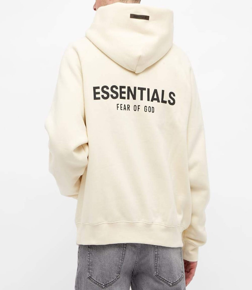 FEAR OF GOD ESSENTIALS PULL-OVER HOODIE BLACK