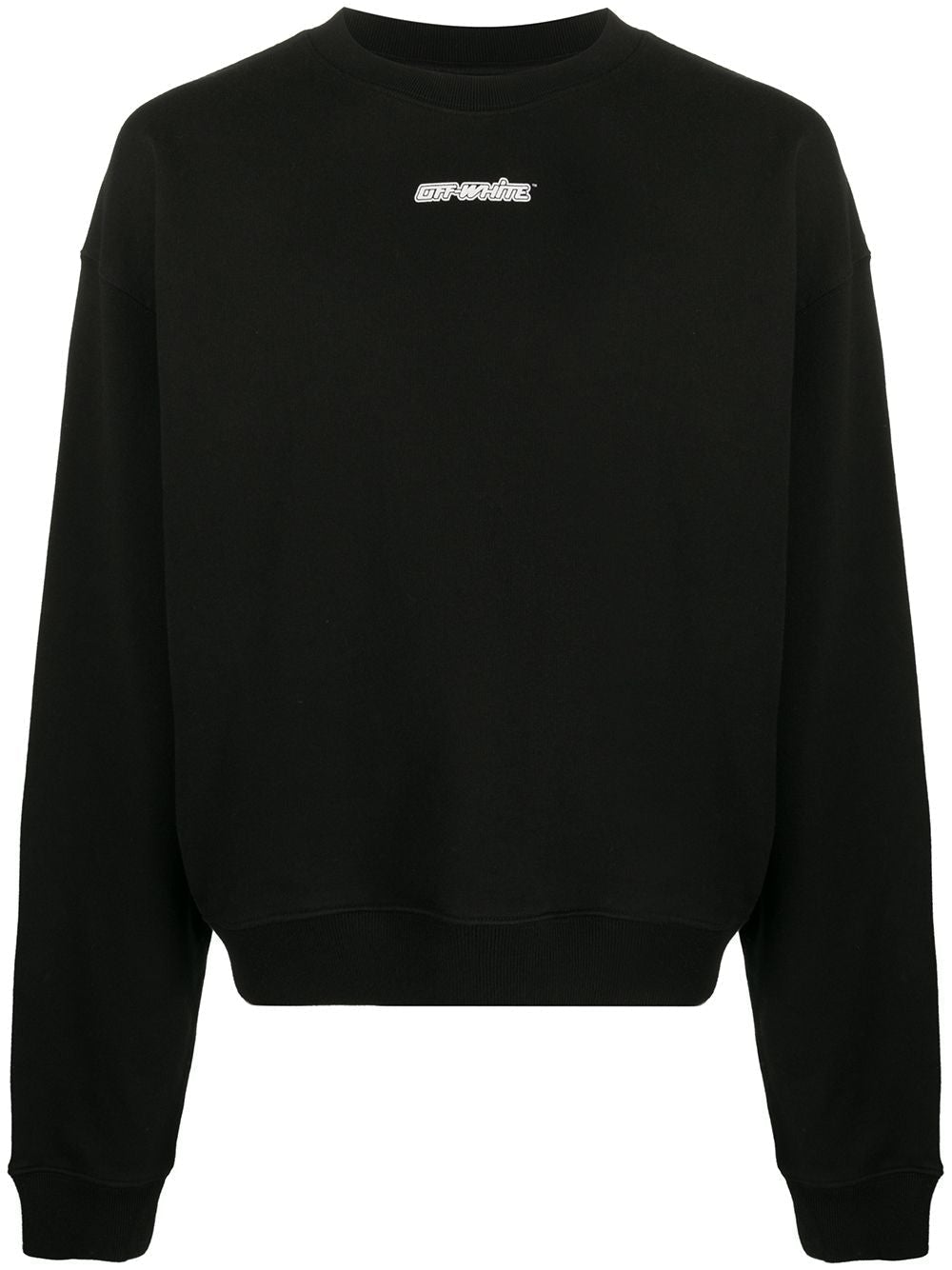 MARKER OVER CREWNECK BLACK RED OFF WHITE