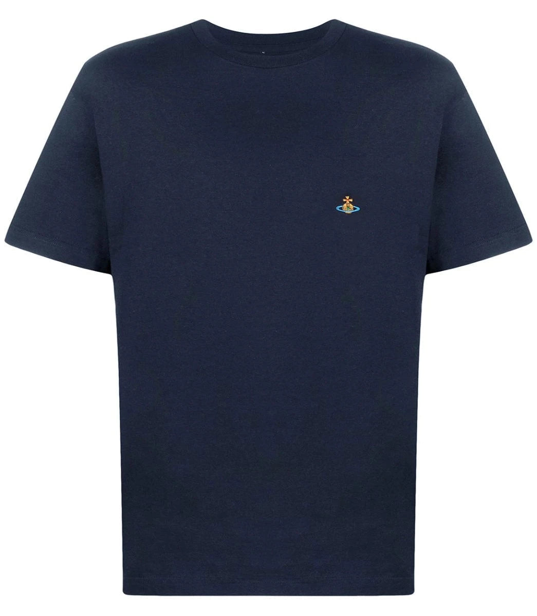 VIVIENNE WESTWOOD - ROUND NECK T-SHIRT - NAVY