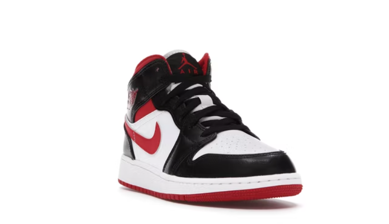 Jordan 1 Mid - Gym Red Black White