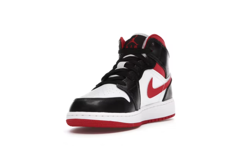 Jordan 1 Mid - Gym Red Black White