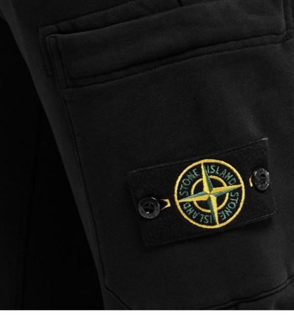 STONE ISLAND HOODED ZIP TRACKSUIT BLACK