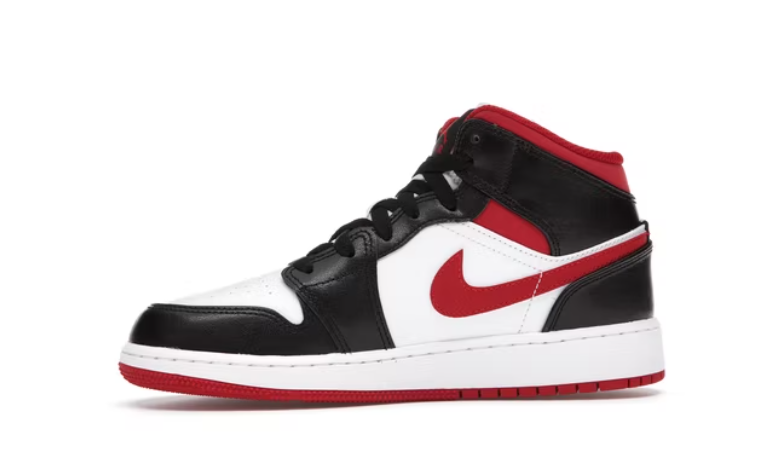 Jordan 1 Mid - Gym Red Black White