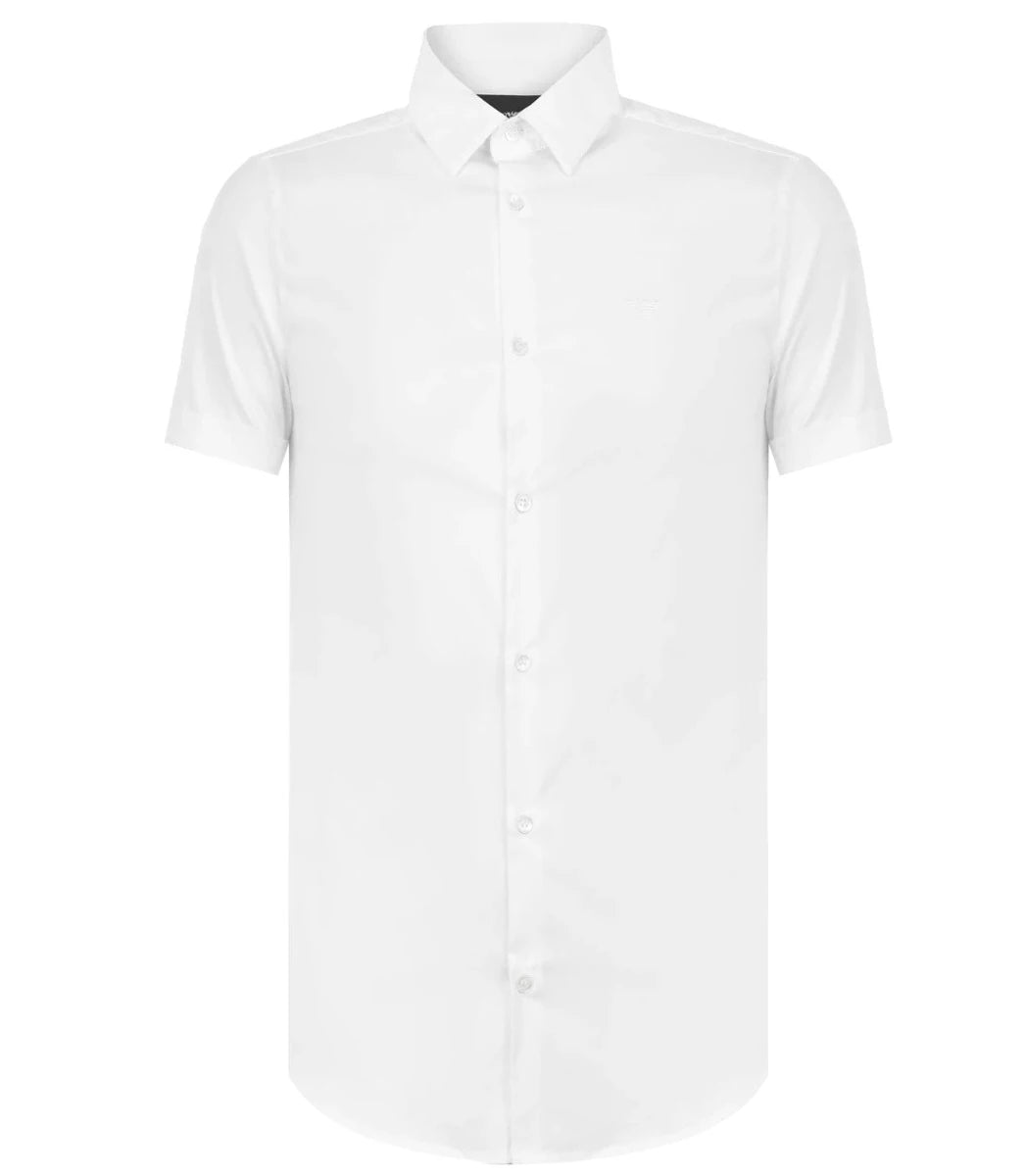 EMPORIO ARMANI SHORT SLEEVE SHIRT WHITE