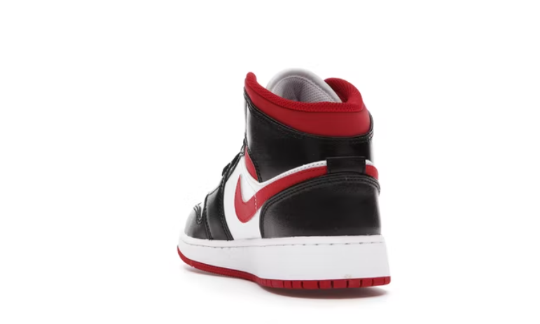 Jordan 1 Mid - Gym Red Black White