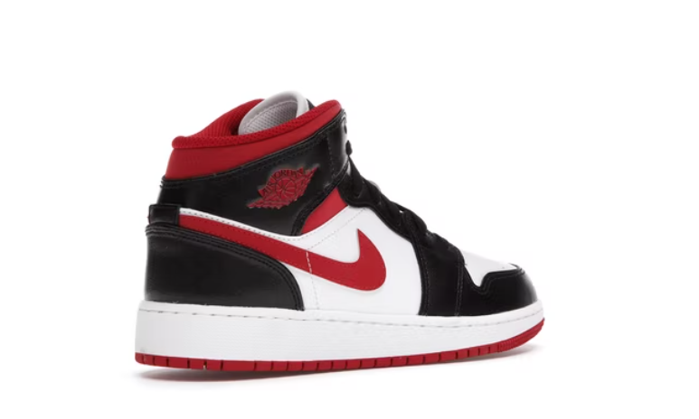 Jordan 1 Mid - Gym Red Black White