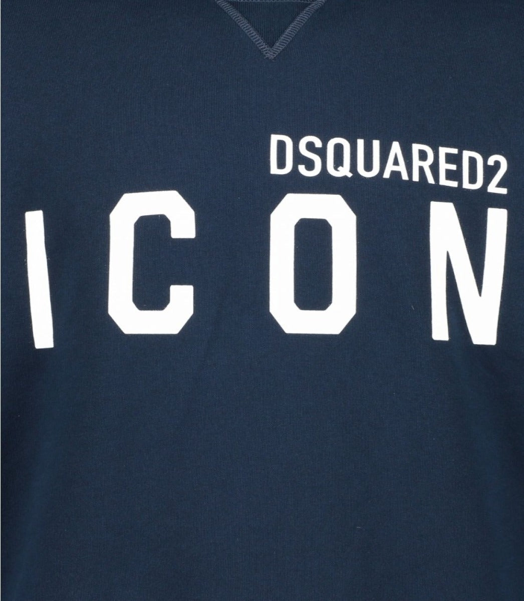 DSQUARED2 ICON LOGO SWEATSHIRT NAVY