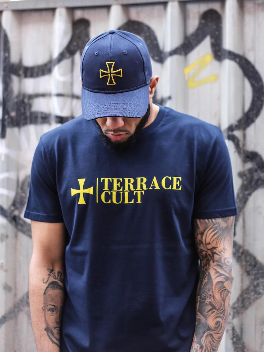 TERRACE CULT CULT COTTON CAP :: NAVY