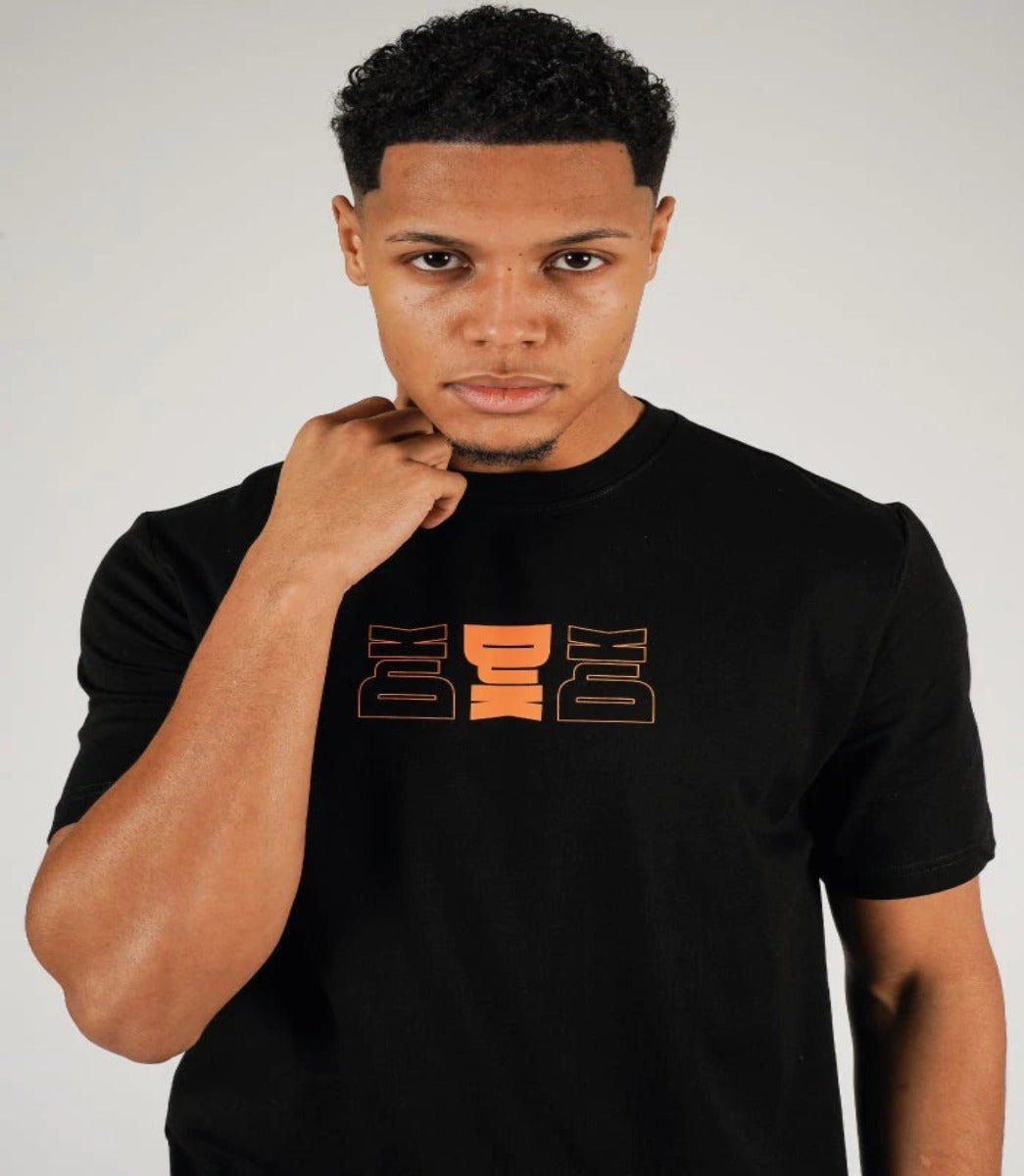 TRIPLE NINJA T-SHIRT BLACK / ORANGE