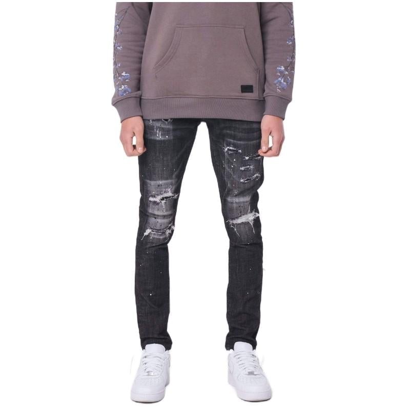 AMICCI GIANNI DENIM JEAN CHARCOLE