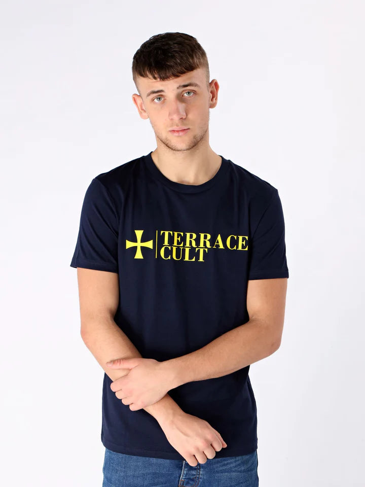 TERRACE CULE CULT X LOGO TEE :: WHITE