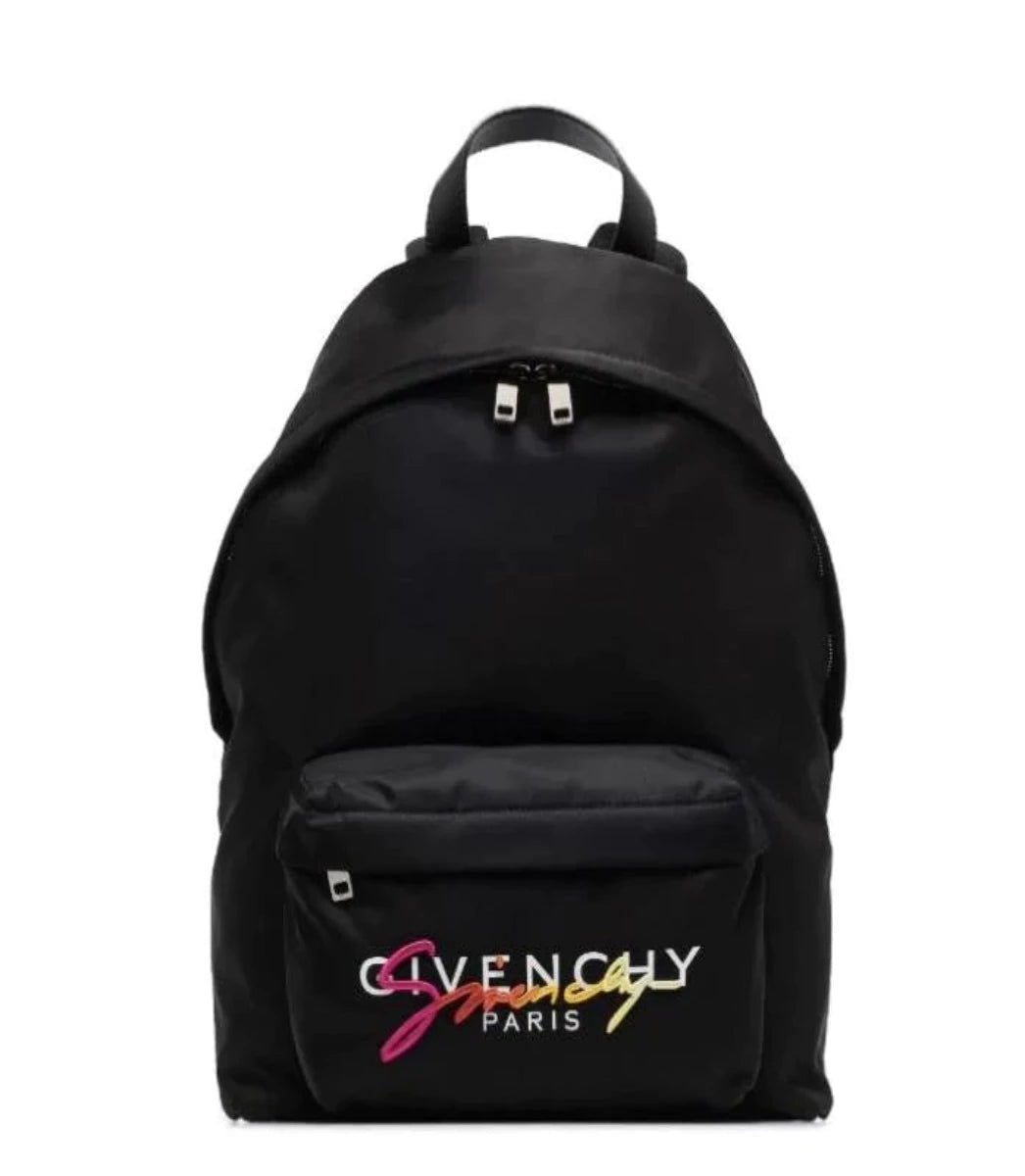 GIVENCHY BLACK NYLON BACKPACK