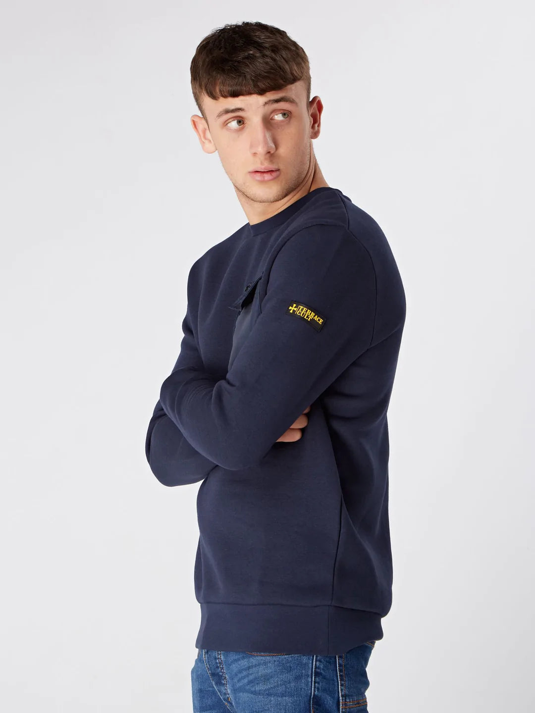 TERRACE CULT POCKET SWEAT :: NAVY