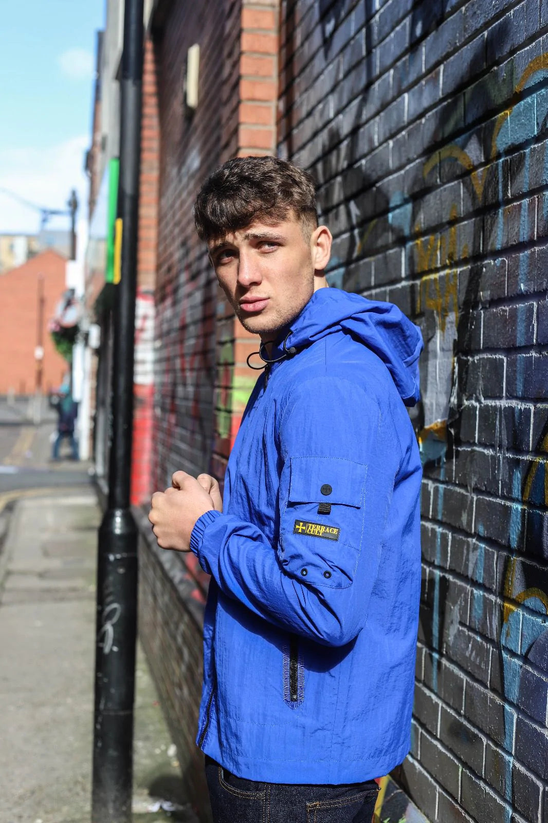 TERRACE CULT CONTE WINDBREAKER - COLBALT BLUE