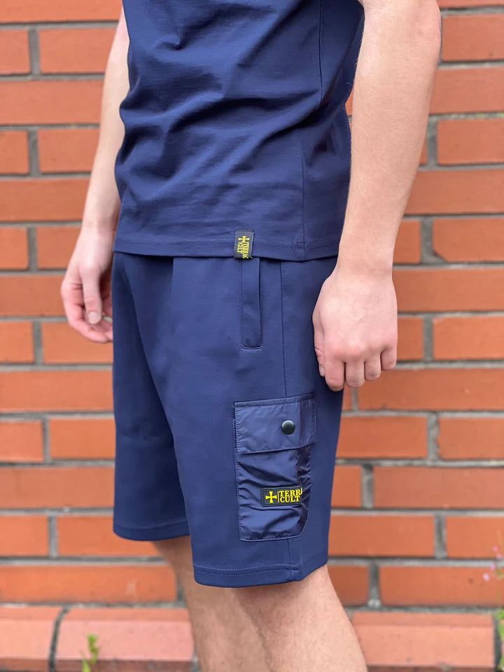 TERRACE CULT POCKET SHORTS :: NAVY