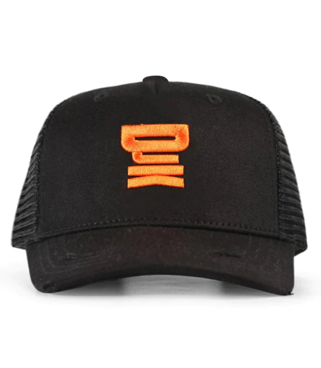 DJK NINJA LOGO CAP BLACK / ORANGE