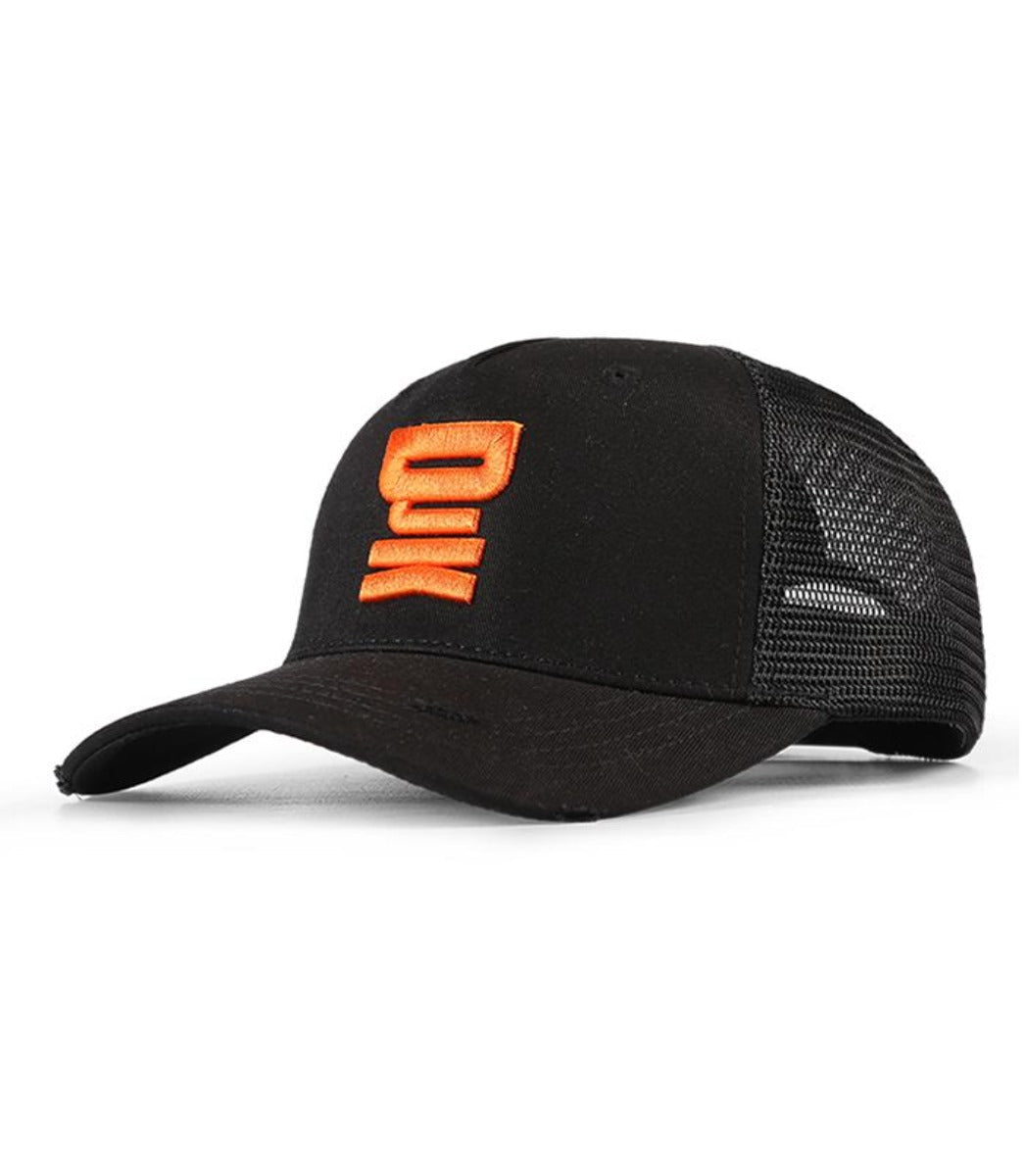 DJK NINJA LOGO CAP BLACK / ORANGE