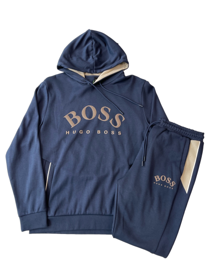 HUGO BOSS TRACKSUIT SET IN NAVY