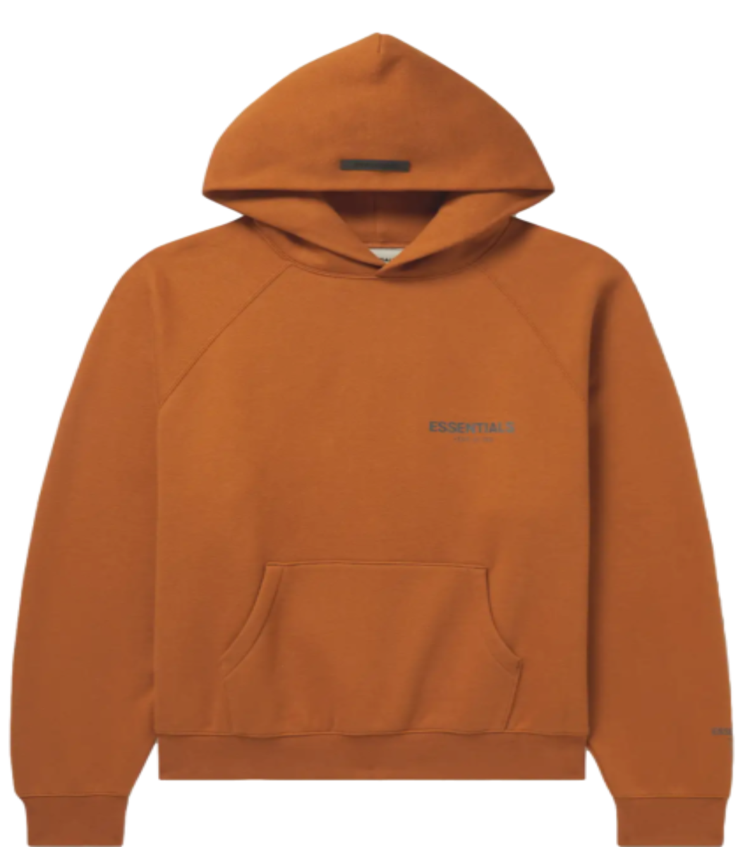 FEAR OF GOD ESSENTIALS CORE COLLECTION PULLOVER HOODIE 'BROWN'