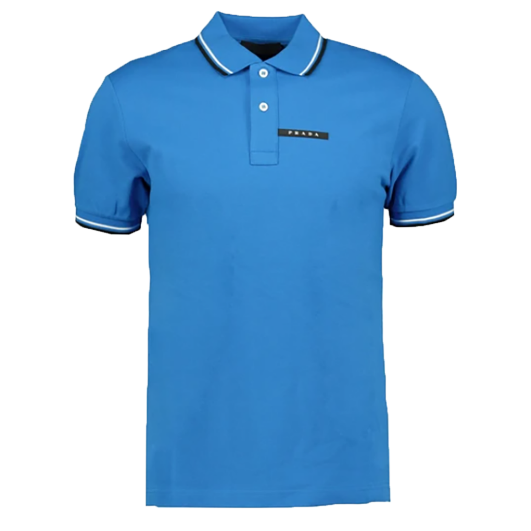 PRADA POLO IN BRIGHT BLUE