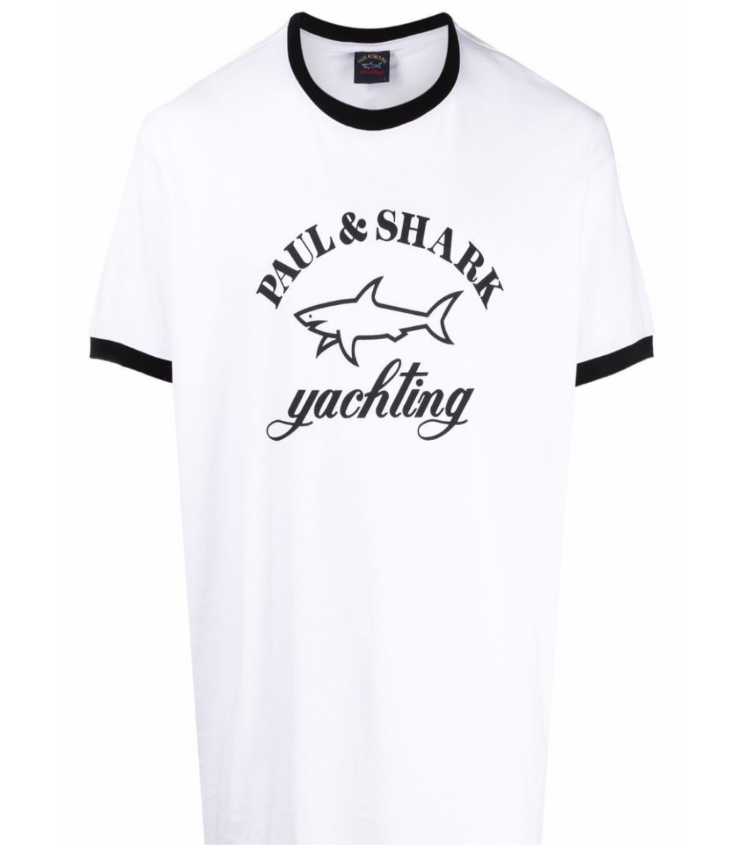 PAUL & SHARK LOGO T SHIRT WHITE