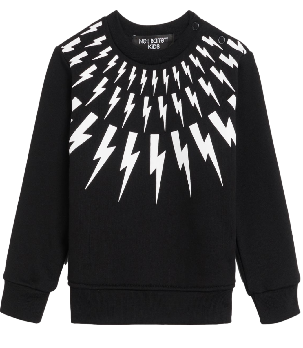 Fair-Isle Thunderbolt Junior Sweatshirt