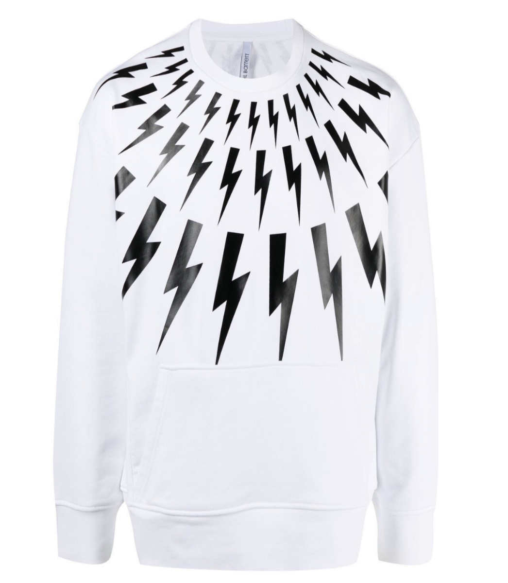 Neil Barrett Thunderbolt-print sweatshirt