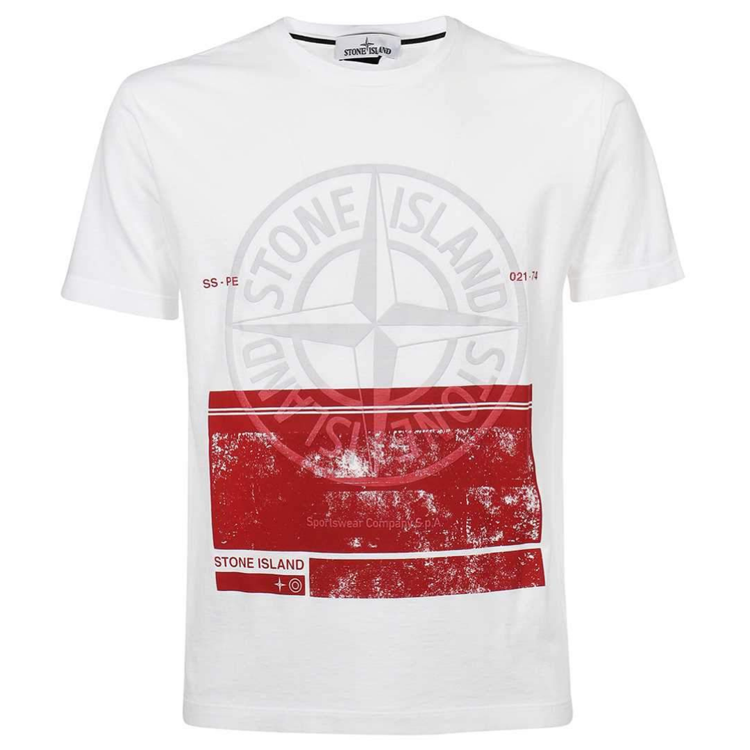 Stone Island Block One Print T-Shirt