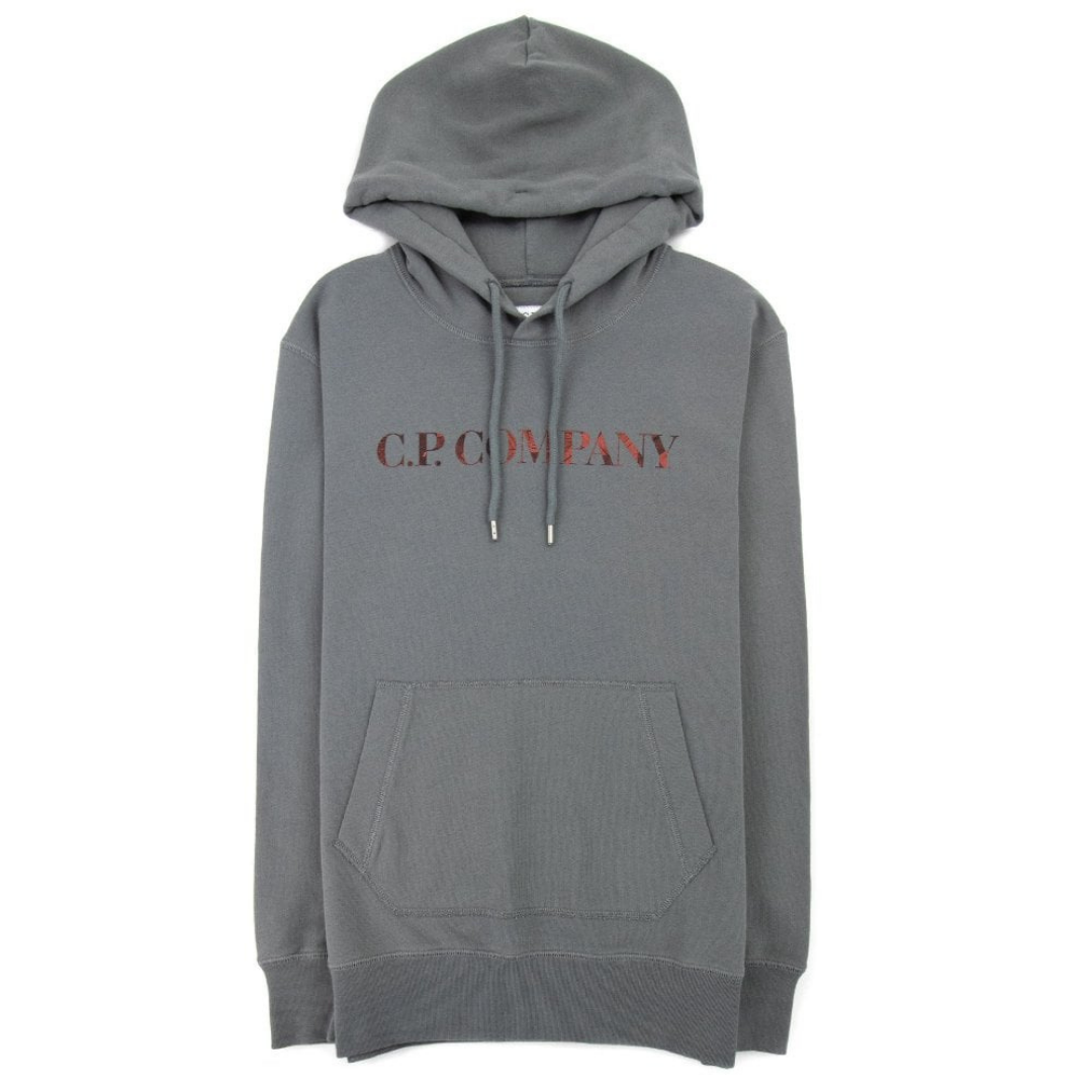 CP COMPANY GREEN COTTON HOODIE