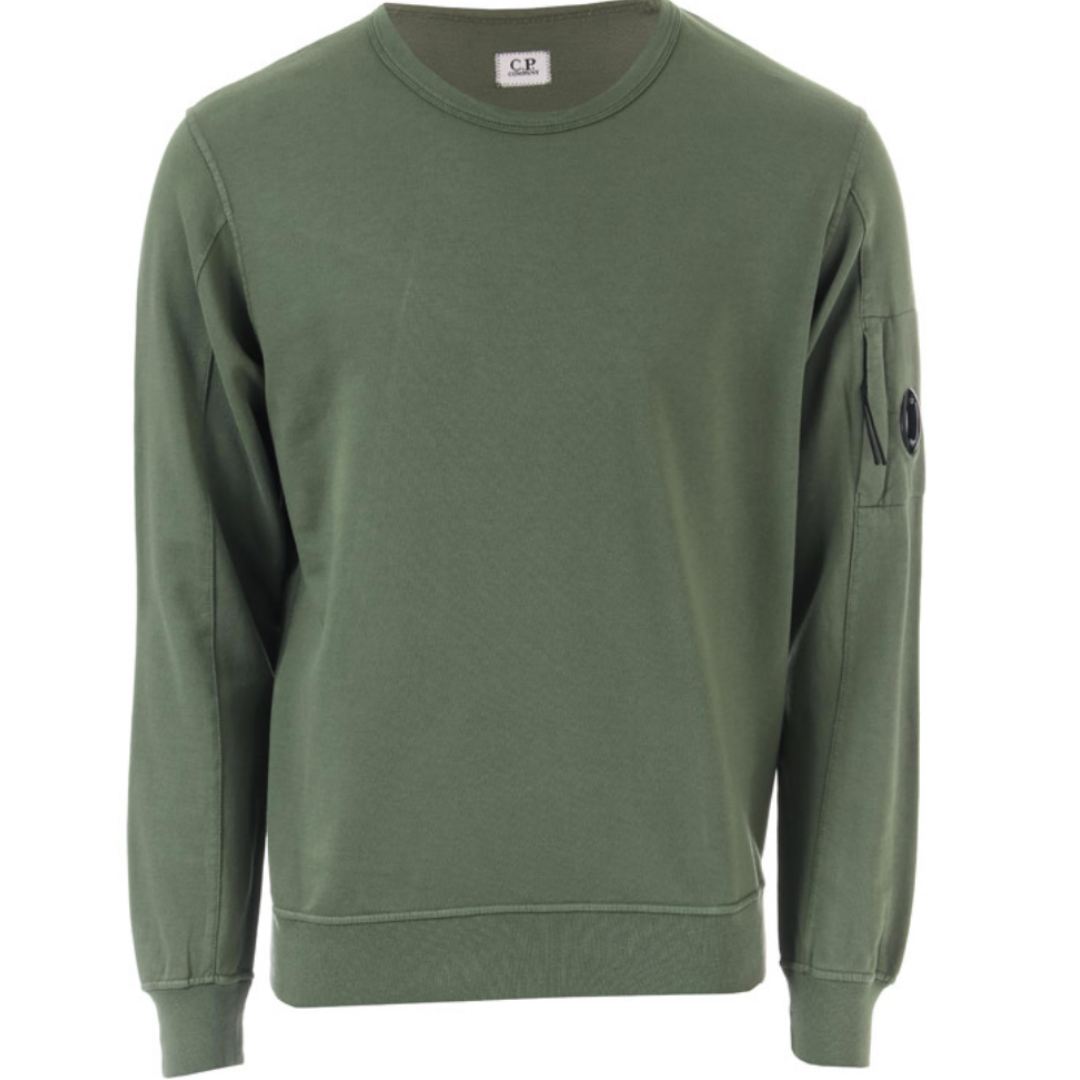 C.P. Company Mens Light Fleece Crew Sweatshirt