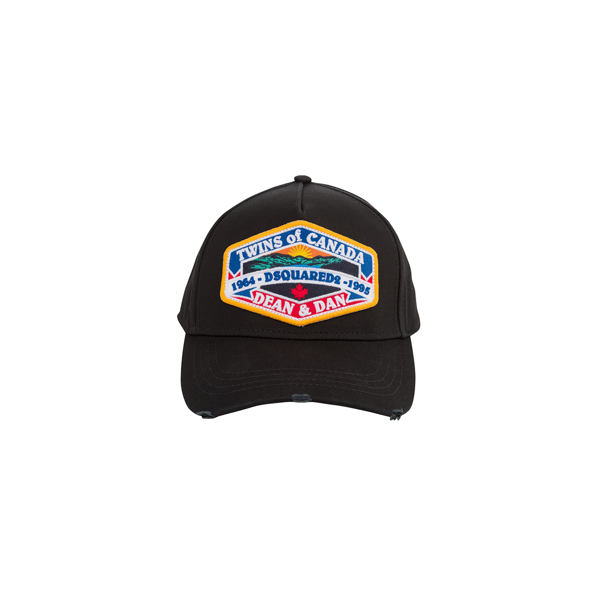 DSQUARED2 D2 PATCH CAP IN BLACK