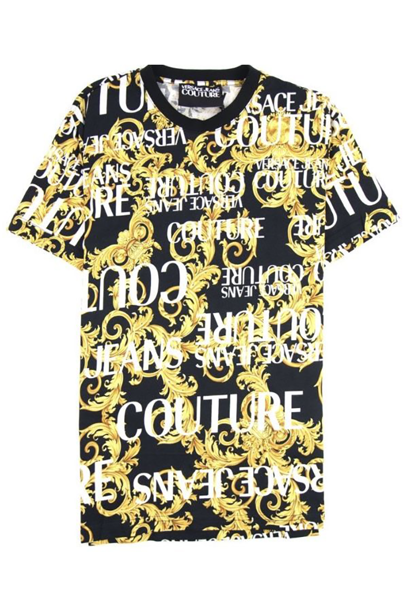 VERSACE JEANS COUTURE PRINT BAROQUE-BLACK