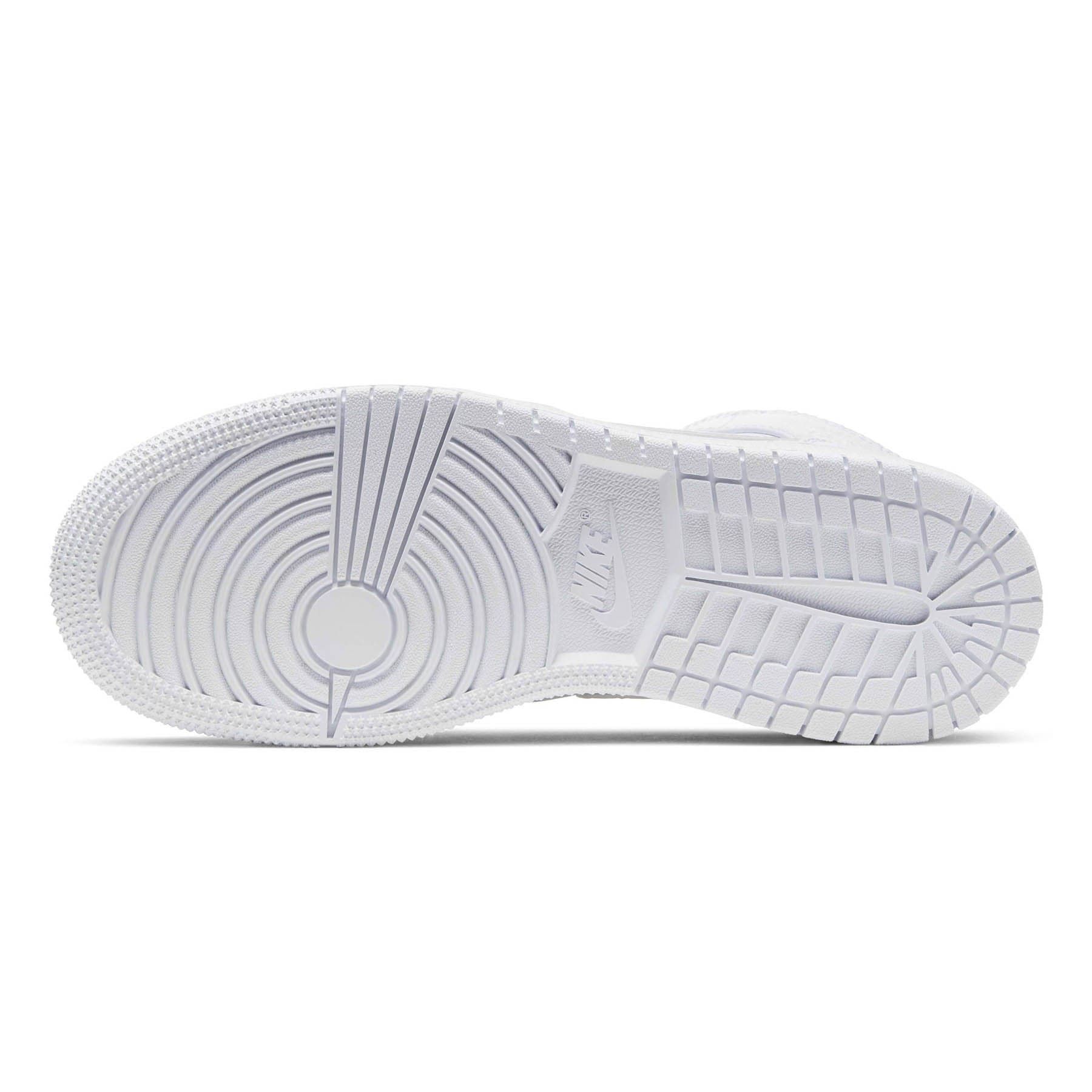 AIR JORDAN 1 MID TRIPLE WHITE