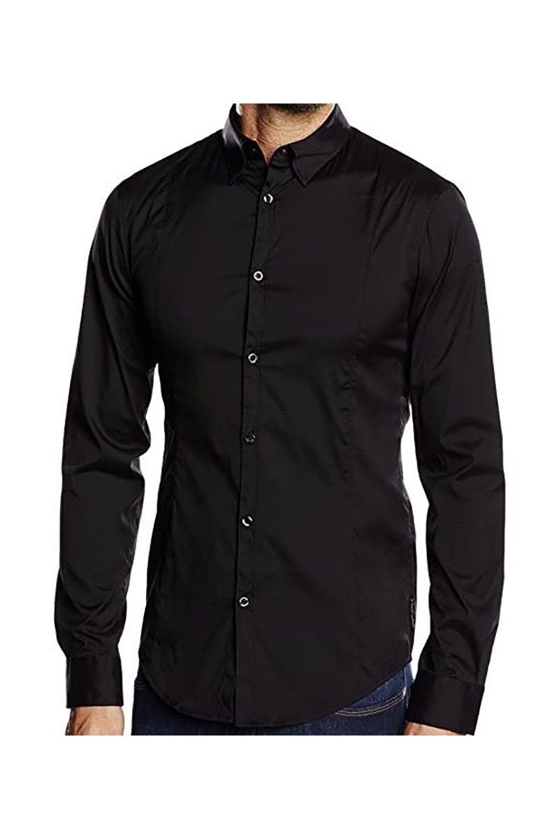 EMPORIO ARMANI LONGSLEEVE SHIRT BLACK