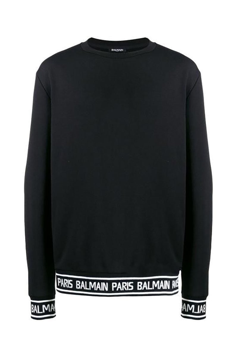 BALMAIN PARIS SWEATER-BLACK