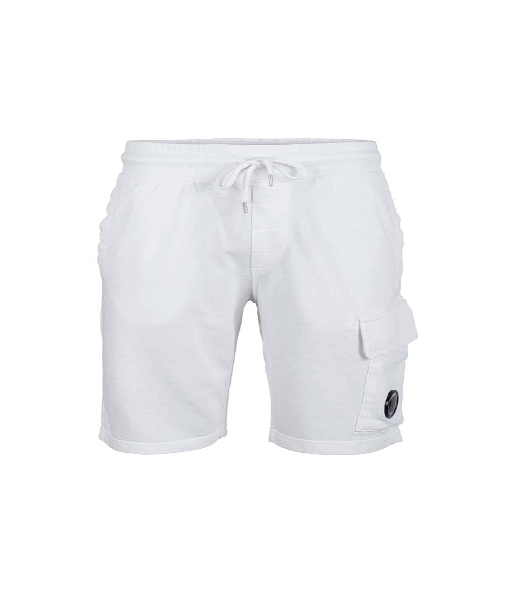 CP Company Lens Cotton Shorts - White