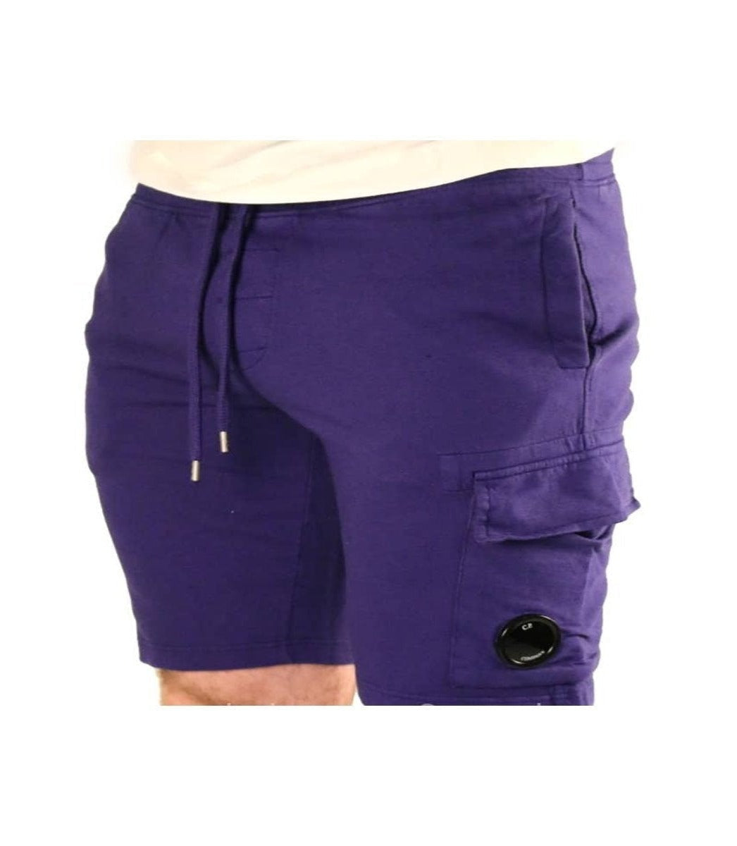 CP COMPANY LENS SHORTS - PURPLE