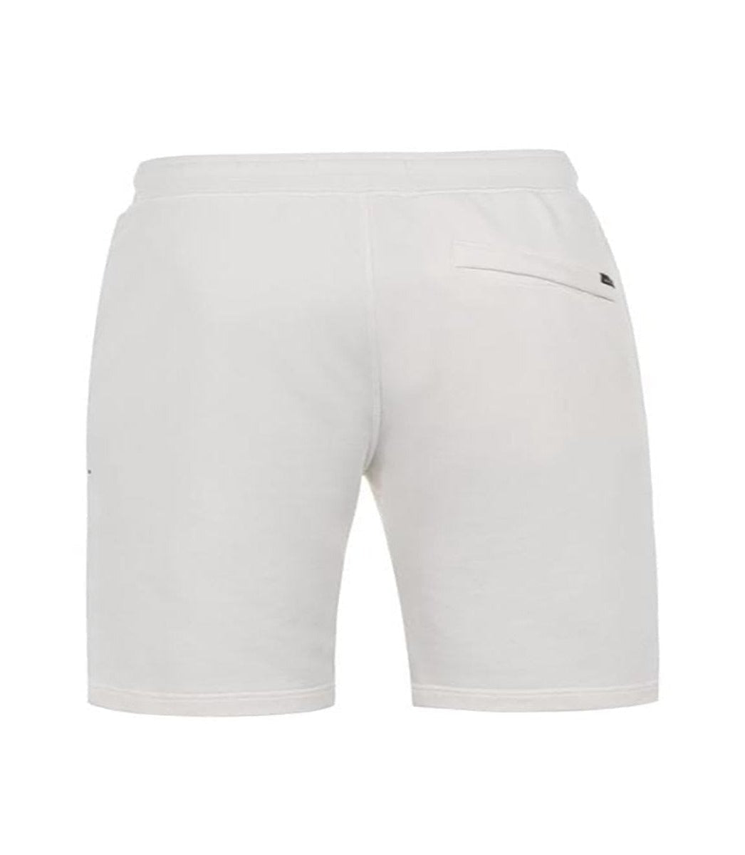 STONE ISLAND - DRONE SHORTS - WHITE W- SALMON PINK