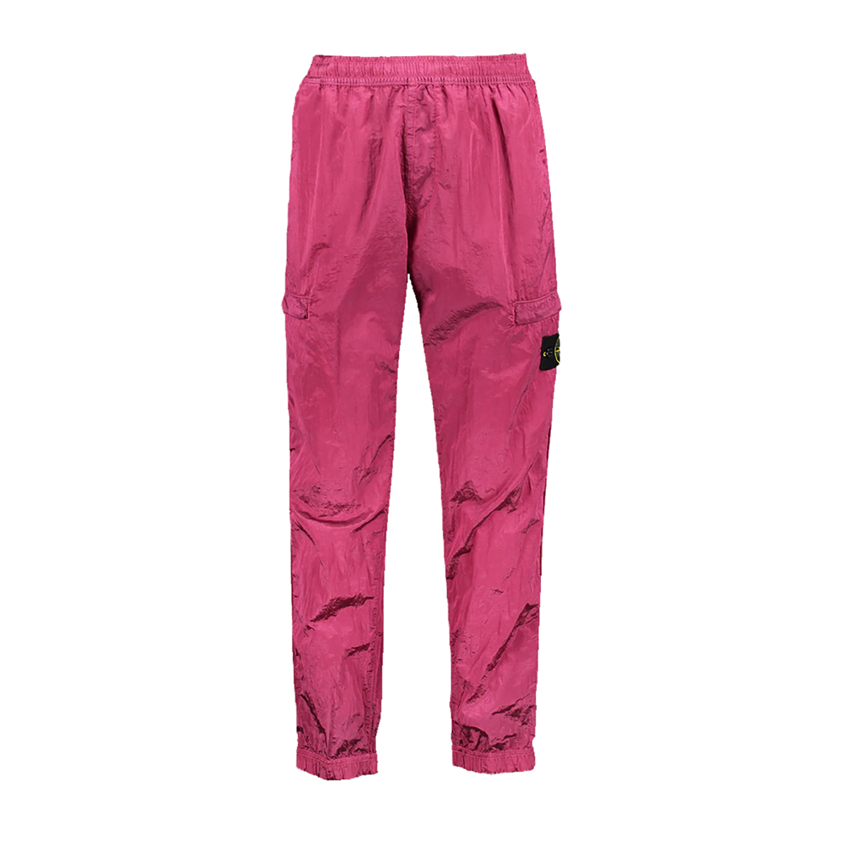 STONE ISLAND NYLON CARGO PANTS IN PINK