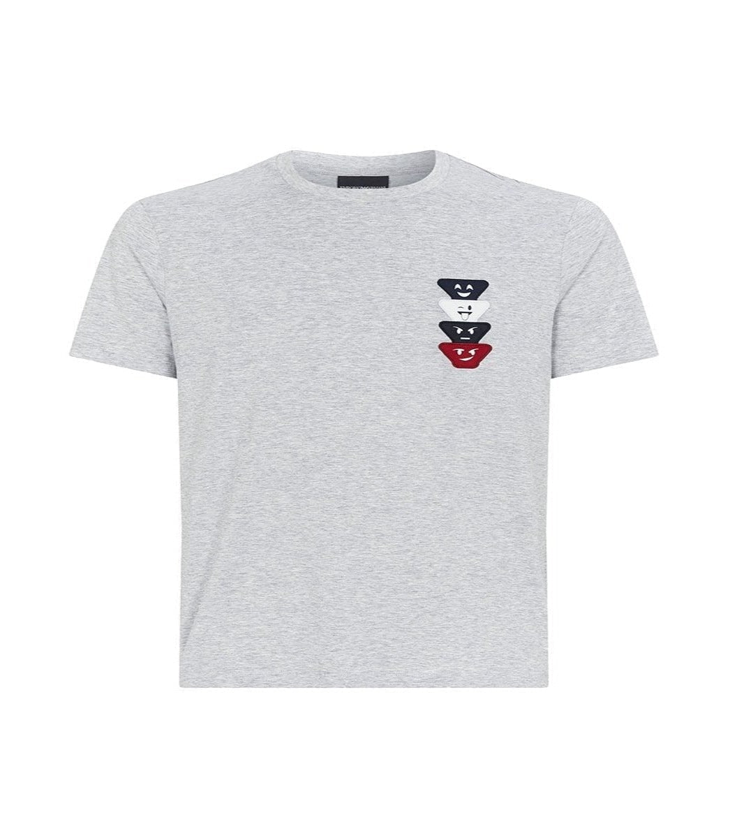 EMPORIO ARMANI - GREY EMOJI T-SHIRT