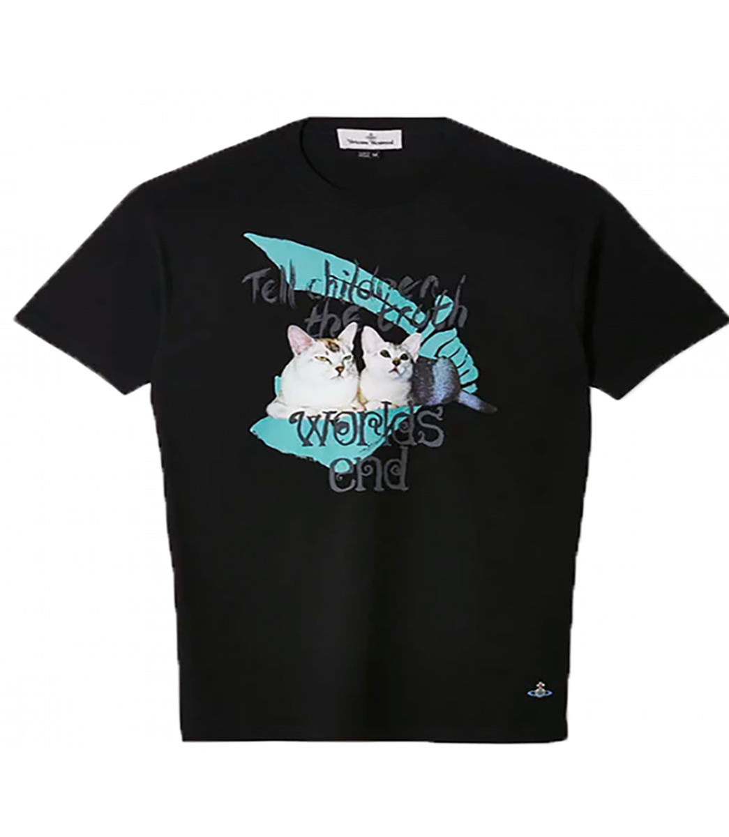 VIVIENNE WESTWOOD - CAT PRINT T-SHIRT - BLACK – Coke Lab VIVIENNE WESTWOOD - CAT PRINT T-SHIRT - BLACK – Coke Lab