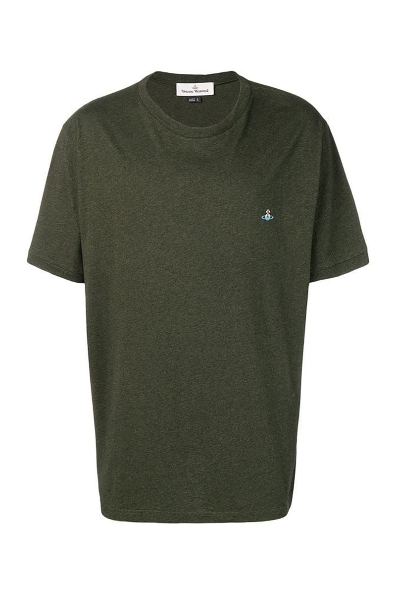 VIVIENNE WESTWOOD - ROUND NECK T-SHIRT - MILITARY GREEN