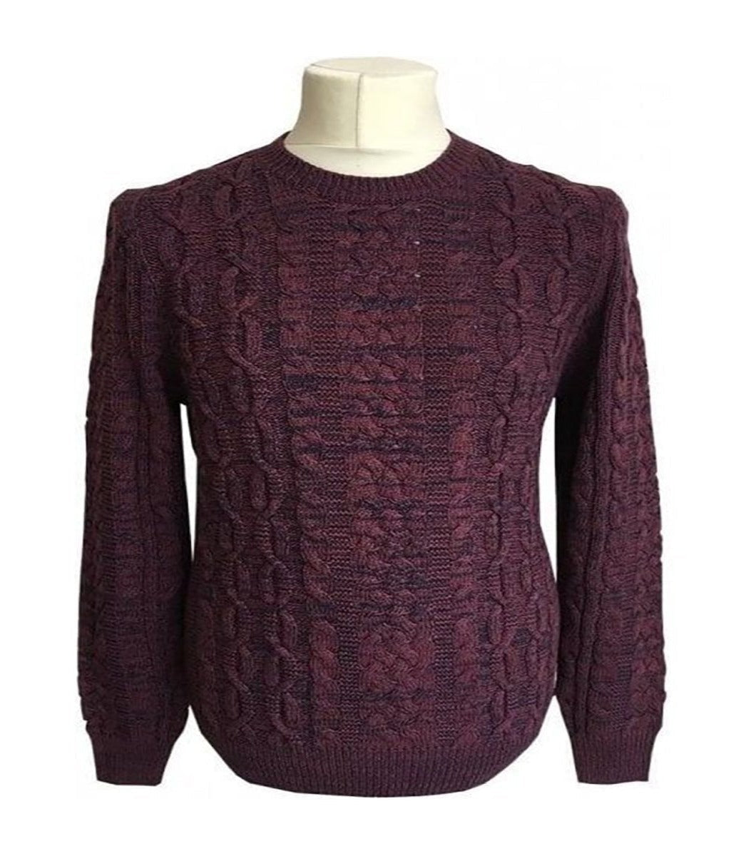 HUGO BOSS-KAASLY SWEATER-BURGUNDY