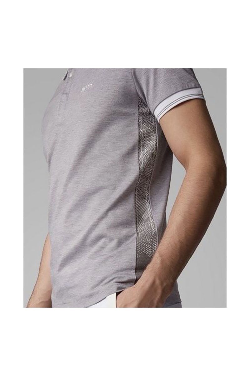 HUGO BOSS POLO SHIRT-GREY