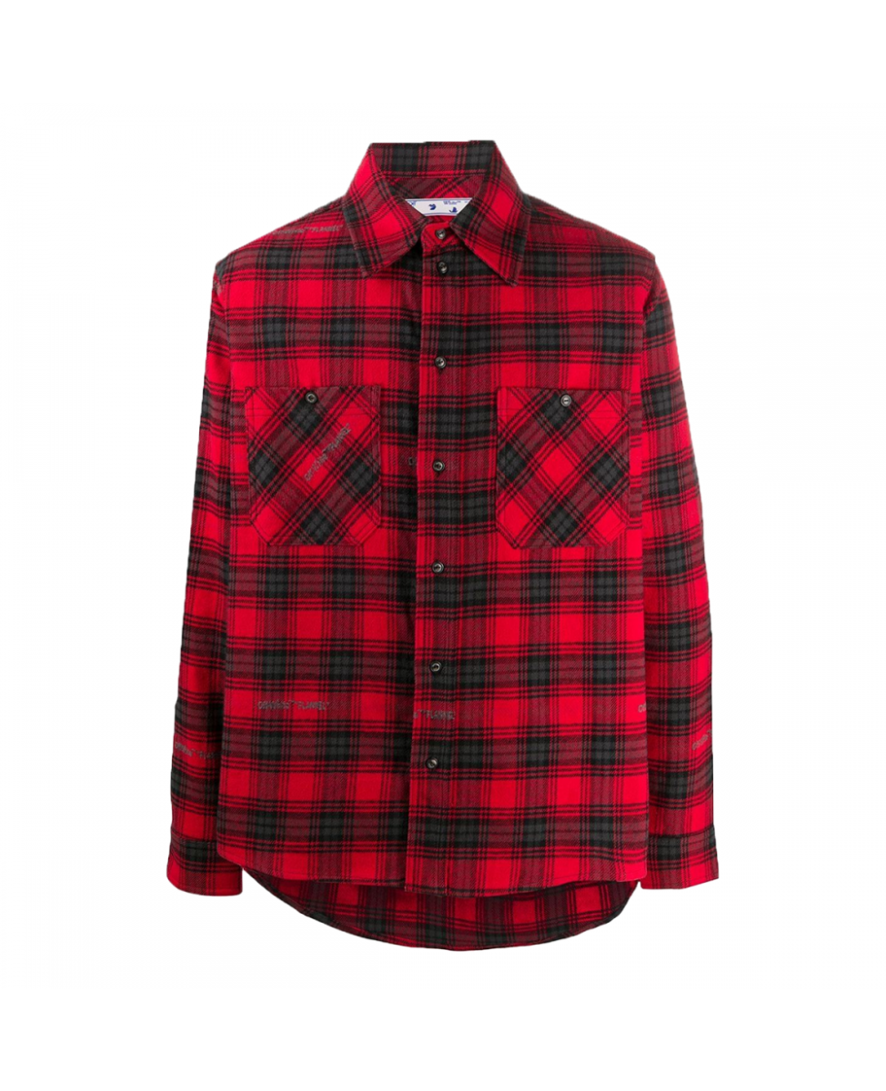 OFF-WHITE ARROWS PRINT SHIRT IN RED