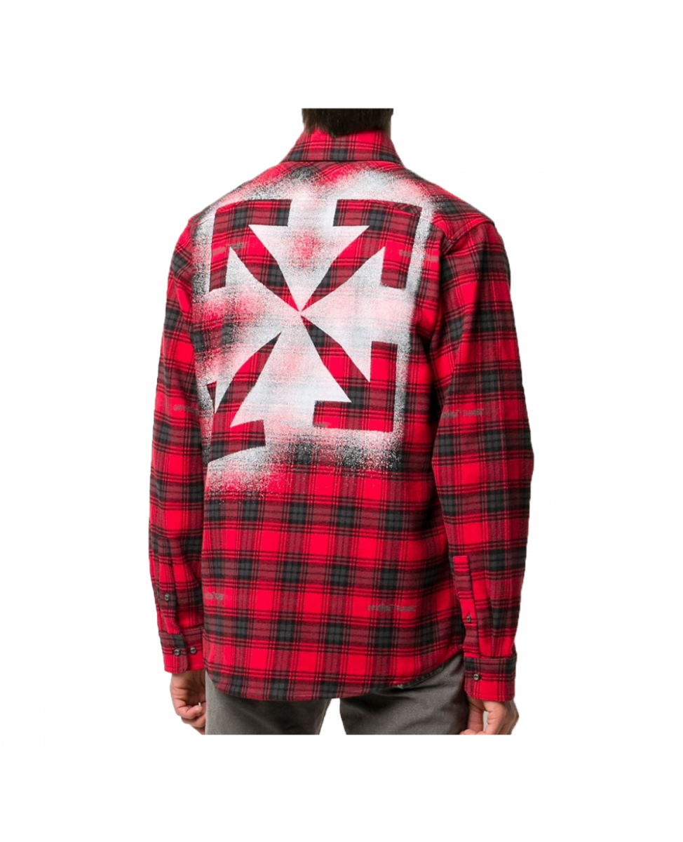 OFF-WHITE ARROWS PRINT SHIRT IN RED