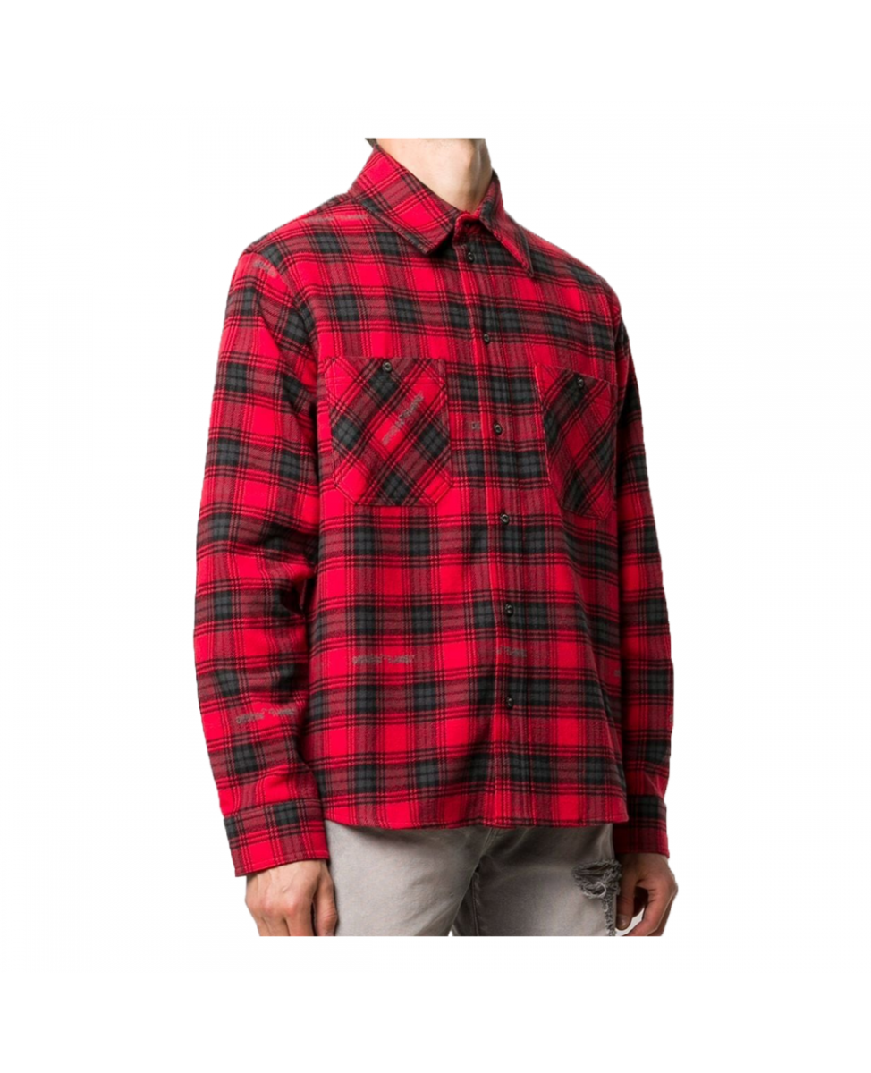 OFF-WHITE ARROWS PRINT SHIRT IN RED