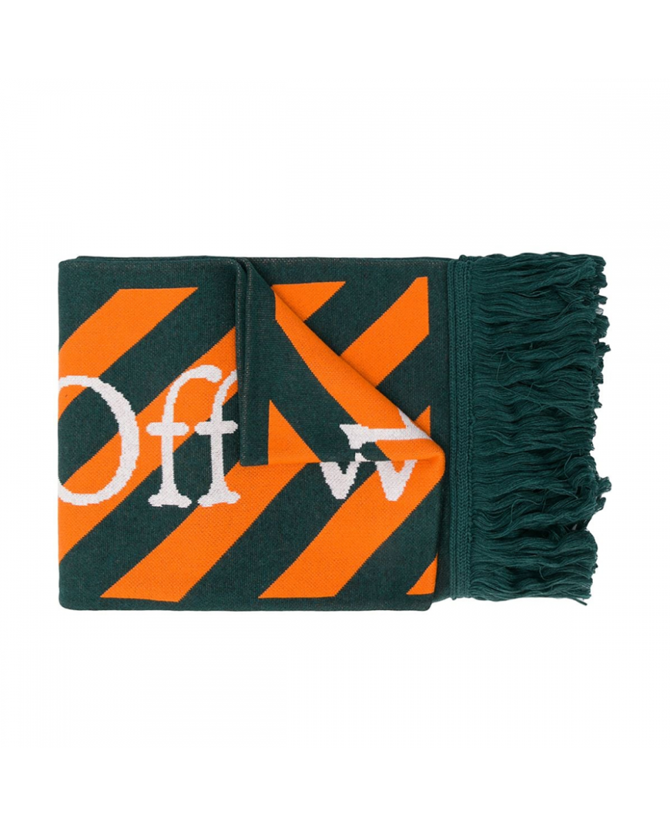 OFF-WHITE ARROWS SCARF IN GREEN