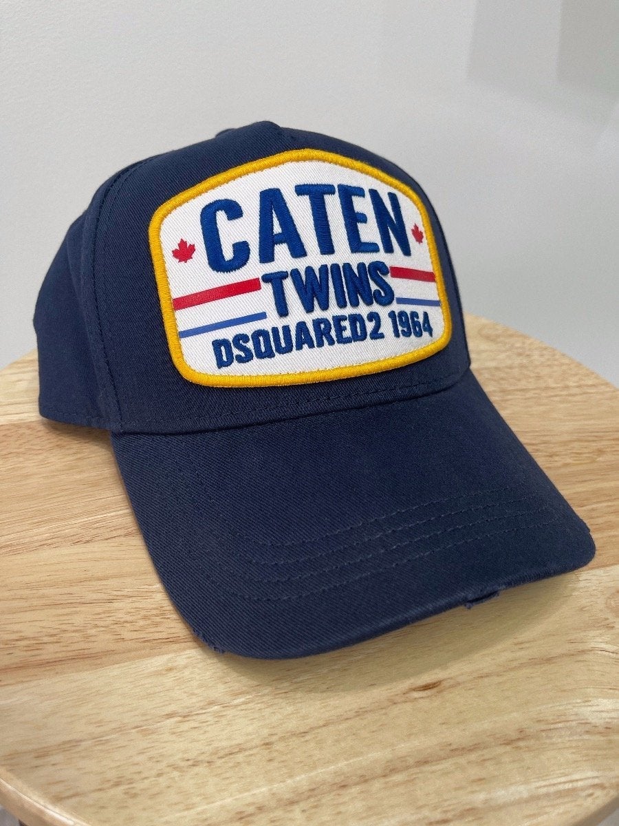 DSQUARED2 NAVY CATEN TWINS CAP